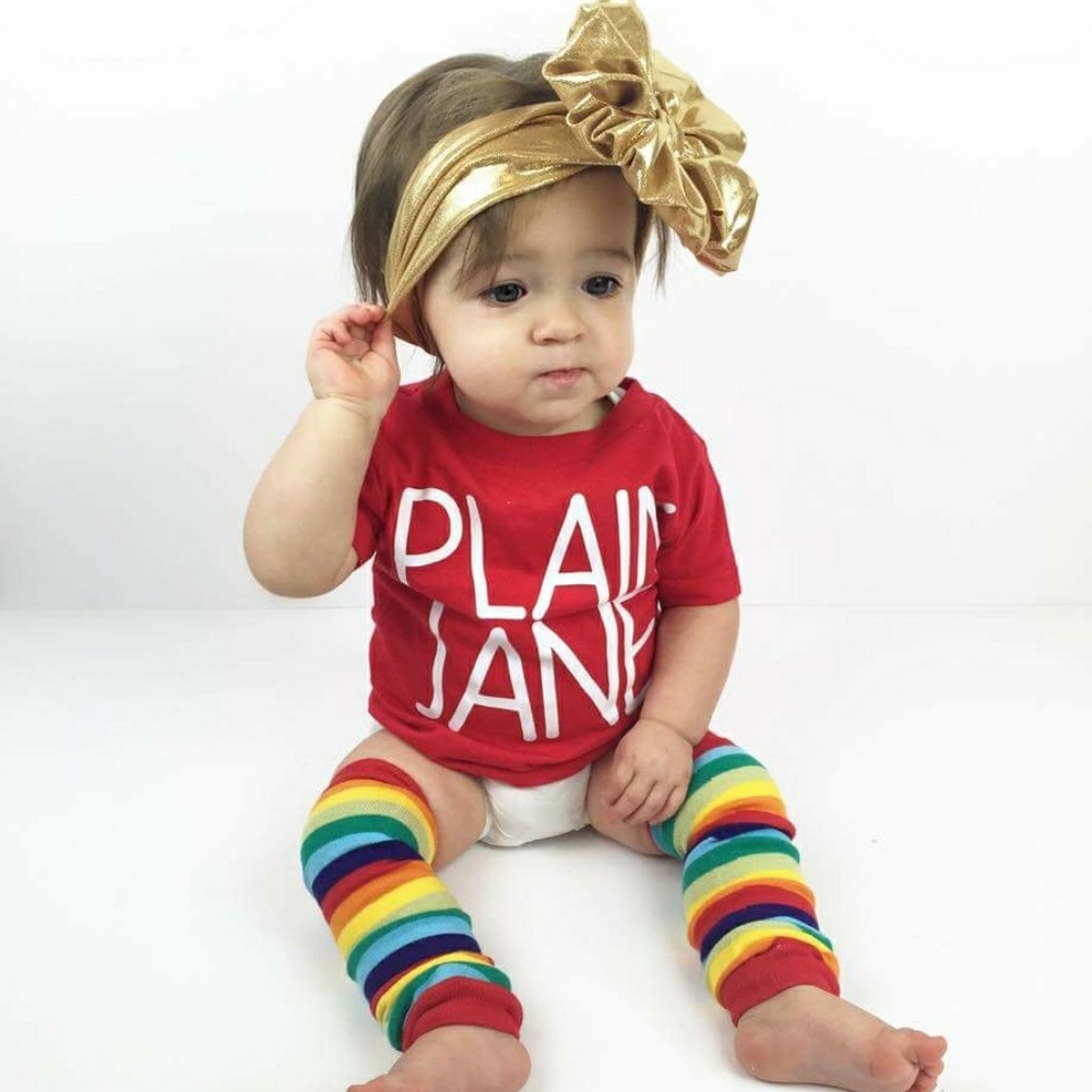 Rainbow Baby and Toddler Girl Leg Warmers Liv & Co